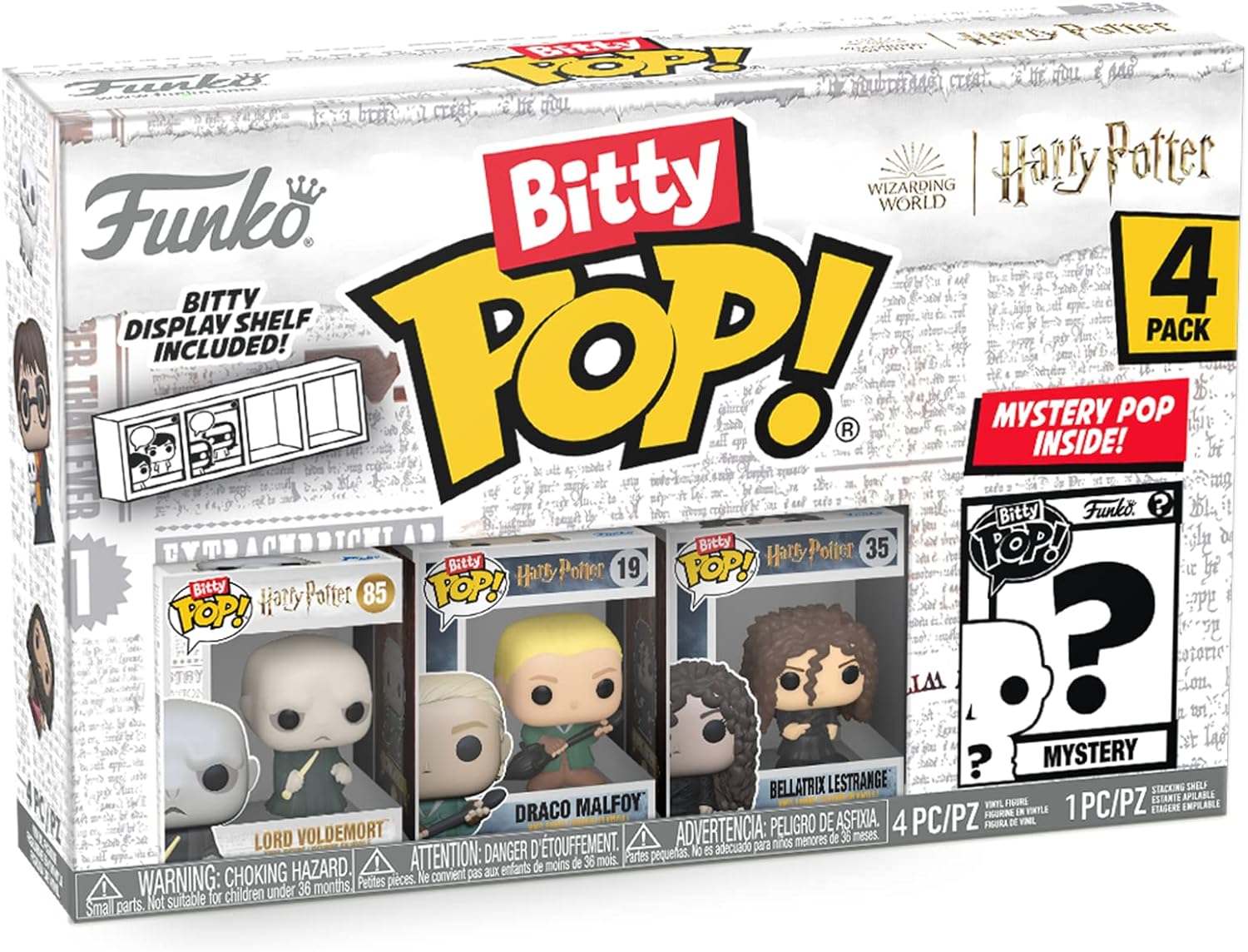 Buy Funko Pop Bitty Movies Harry Potter  Voldemort 4pack | Yallatoys.com