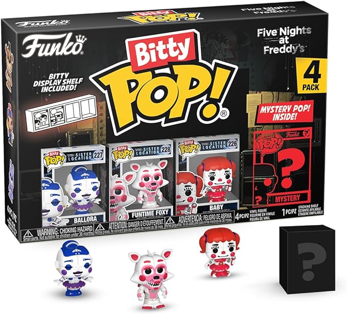 Buy Funko Bitty Pop Five Nights at Freddys Mini Collectible Toys 4 Pack Ballora (Sold Separately Subjected To Availability) | Yallatoys.com