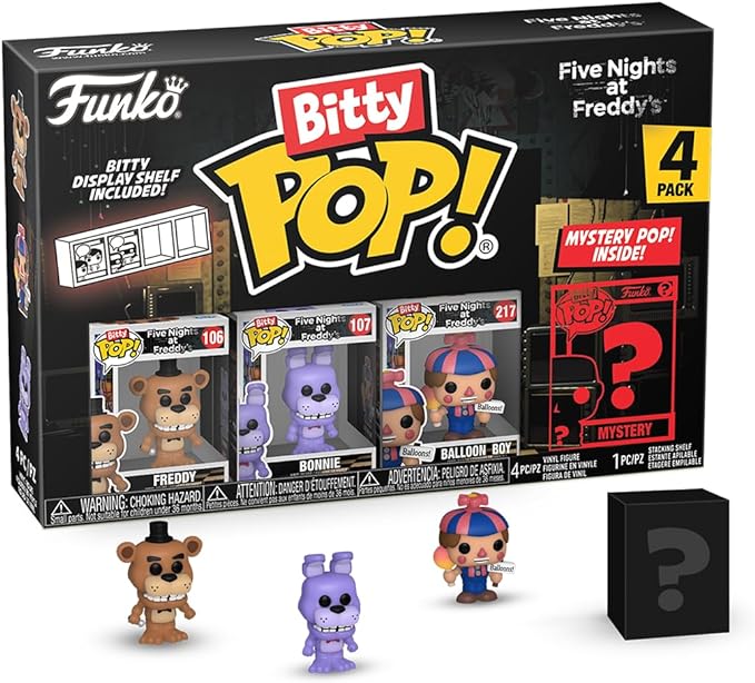 Buy Funko Bitty Pop Five Nights at Freddy's Mini Collectible Toys 4 Pack Freddy (Sold Separately Subjected To Availability) | Yallatoys.com