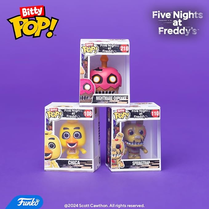 Buy Funko Bitty Pop Five Nights at Freddy's Mini Collectible Toys 4 Pack Freddy (Sold Separately Subjected To Availability) | Yallatoys.com
