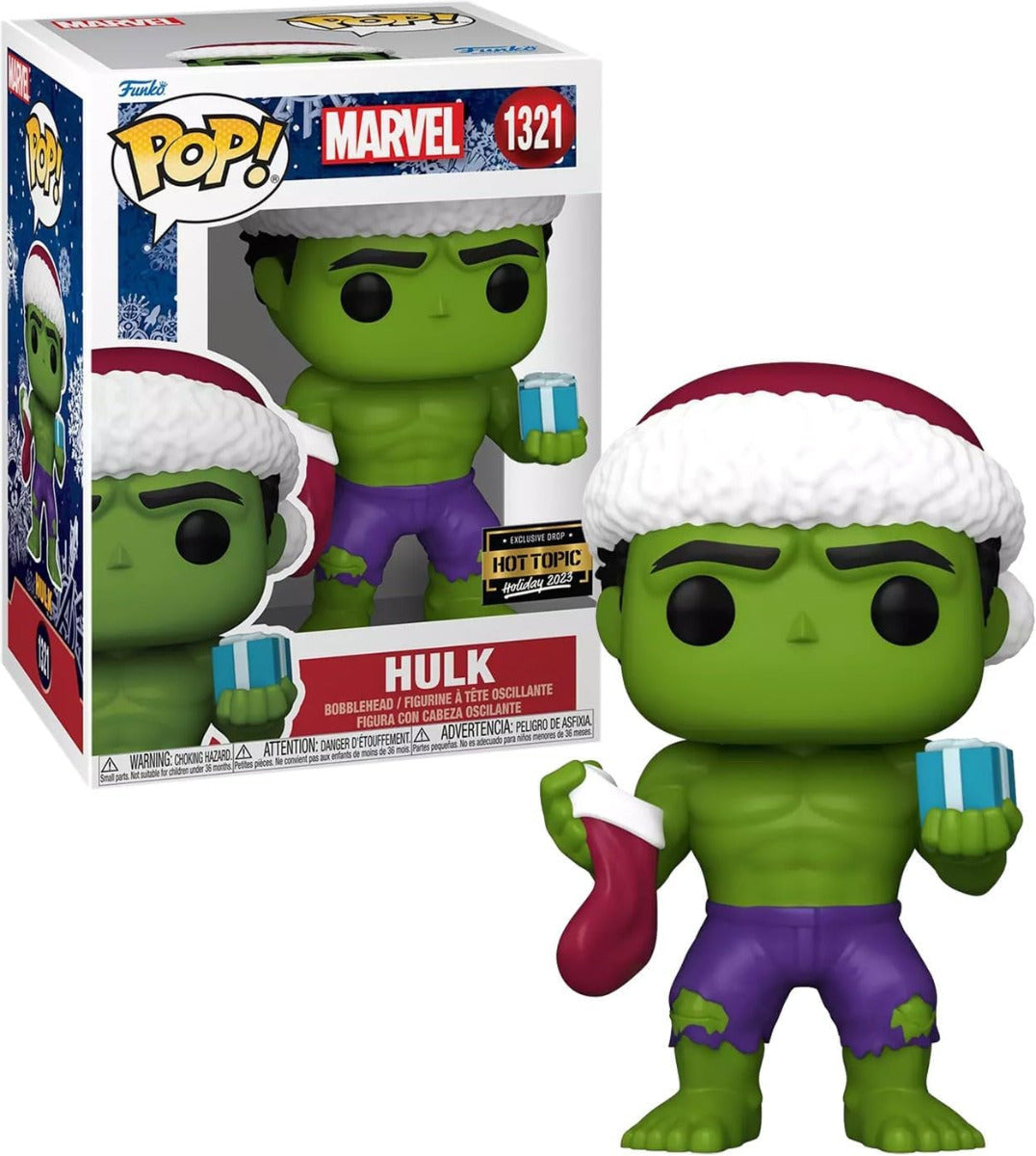 Buy Funko Pop Marvel Holiday Green Hulk | Yallatoys.com