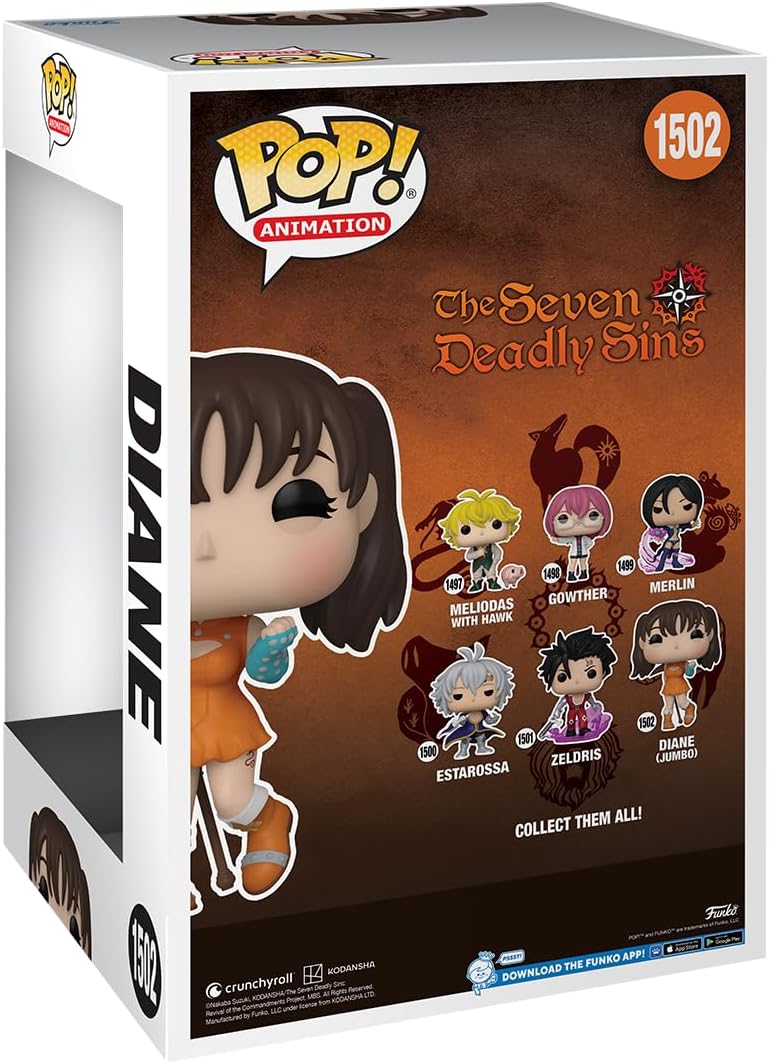 Buy Funko Pop Jumbo Animation Seven Deadly Sins Diane | Yallatoys.com