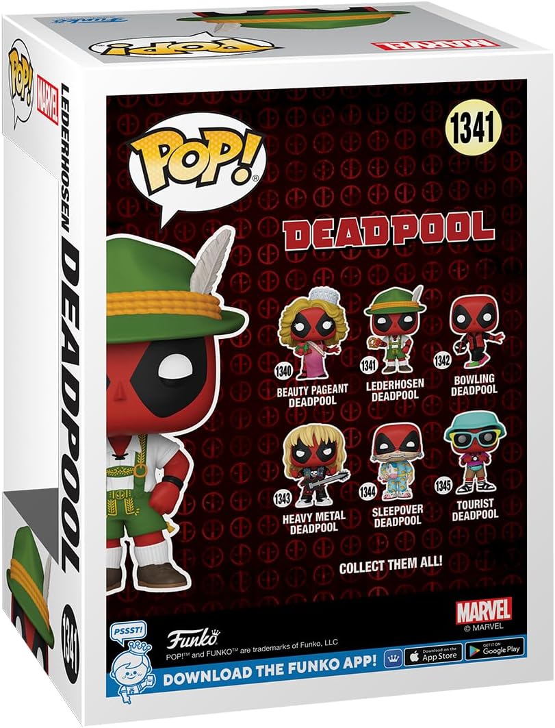 Buy Funko Pop Marvel Deadpool Lederhosen | Yallatoys.com