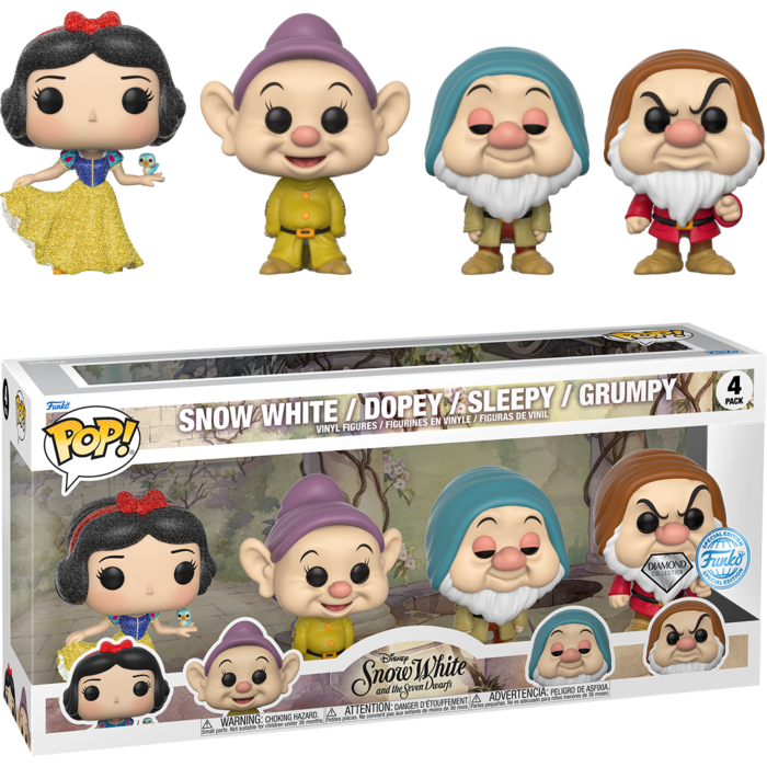Buy Funko Pop Disney Snow White 4pack | Yallatoys.com