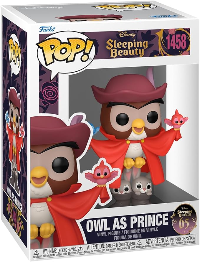 Buy Funko Pop Disney Sleeping Beauty 65th Anniversary Owl as Prince | Yallatoys.com