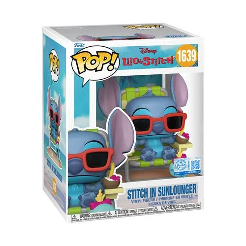 Buy Funko Pop Premium Stitch In Sunlounger | Yallatoys.com