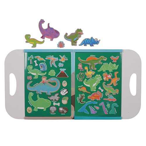fold-out magnetic play scene Dino World