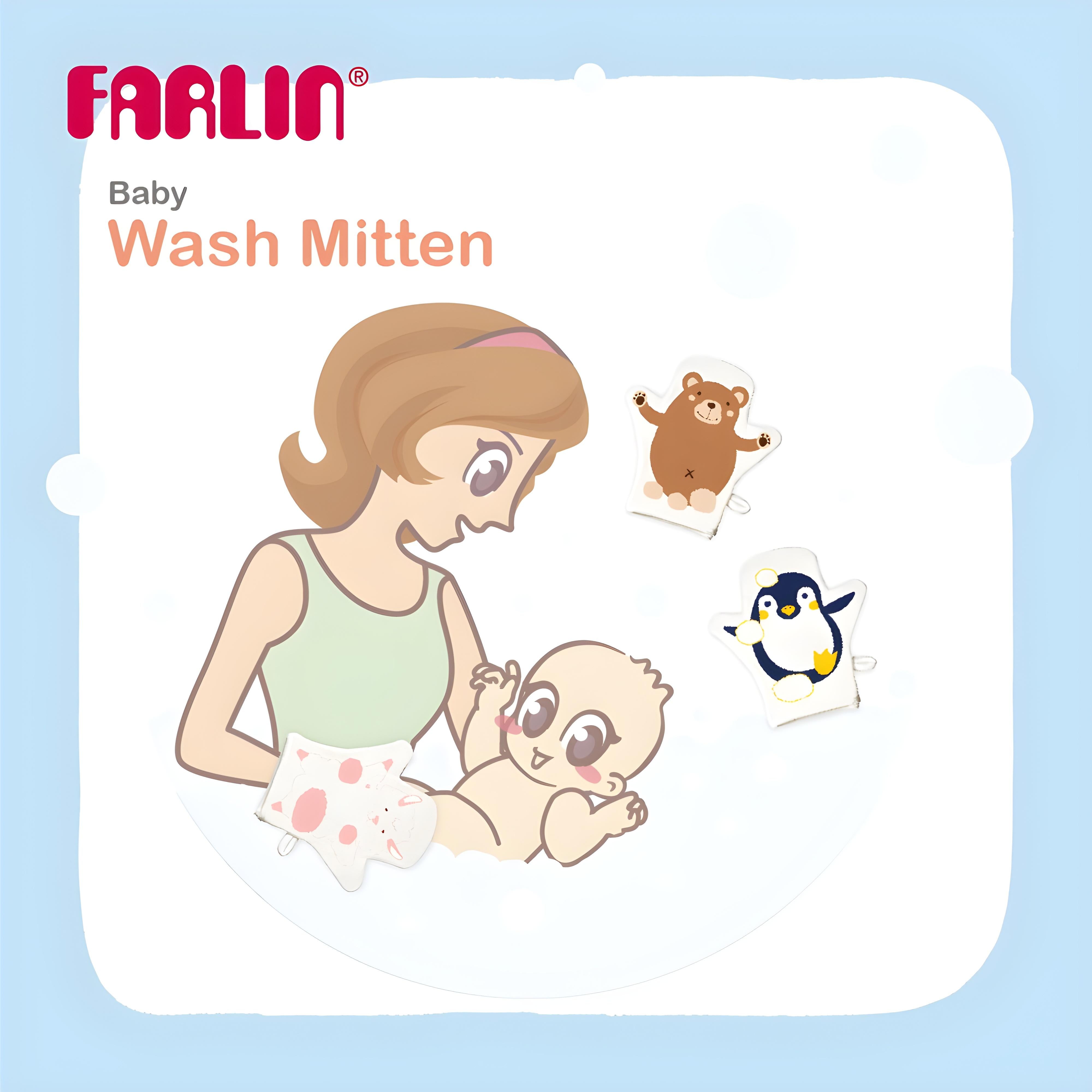 Farlin  Wash Mitten Sold Separately Subject To Availability Farlin Yallatoys