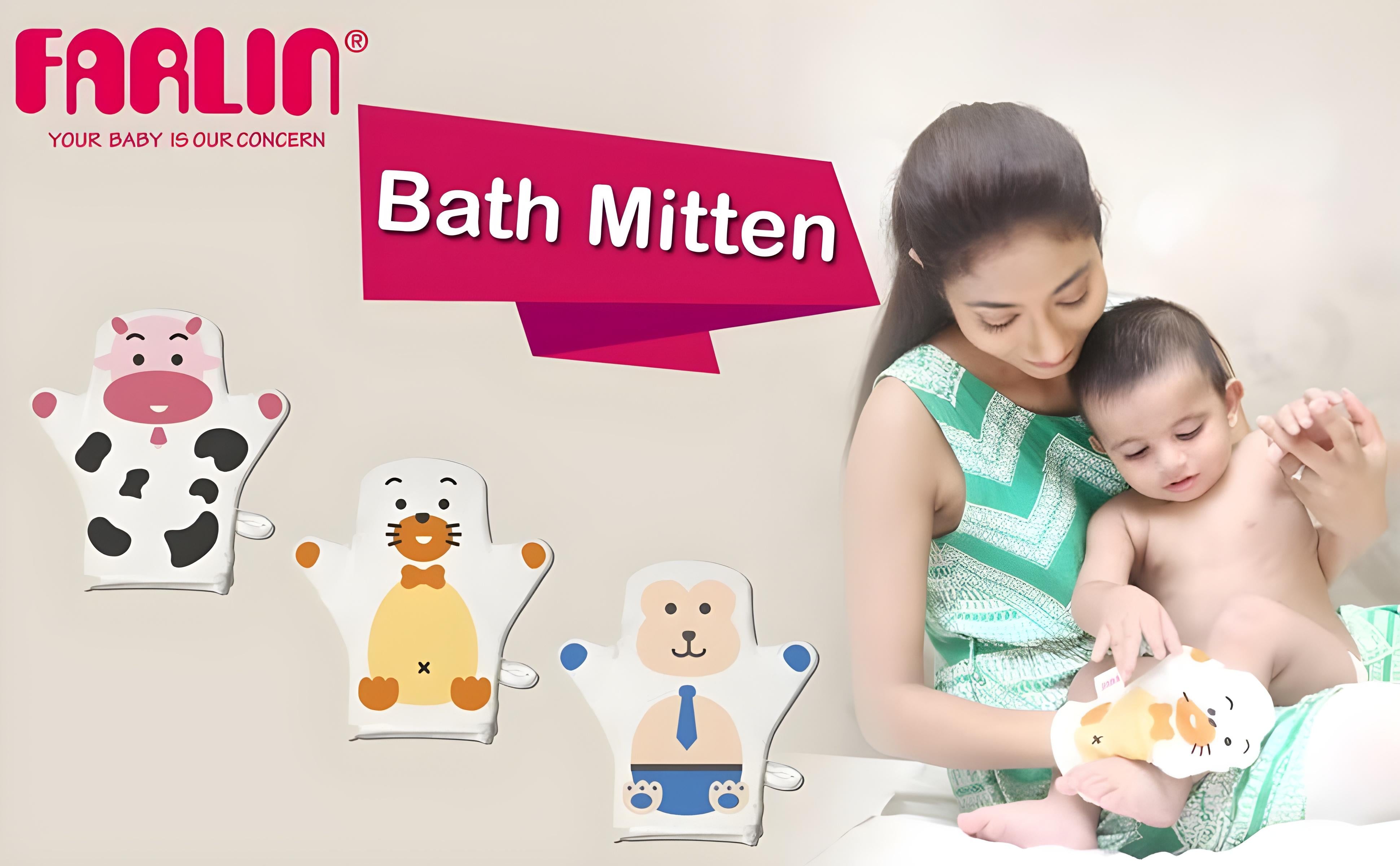 Farlin  Wash Mitten Sold Separately Subject To Availability Farlin Yallatoys