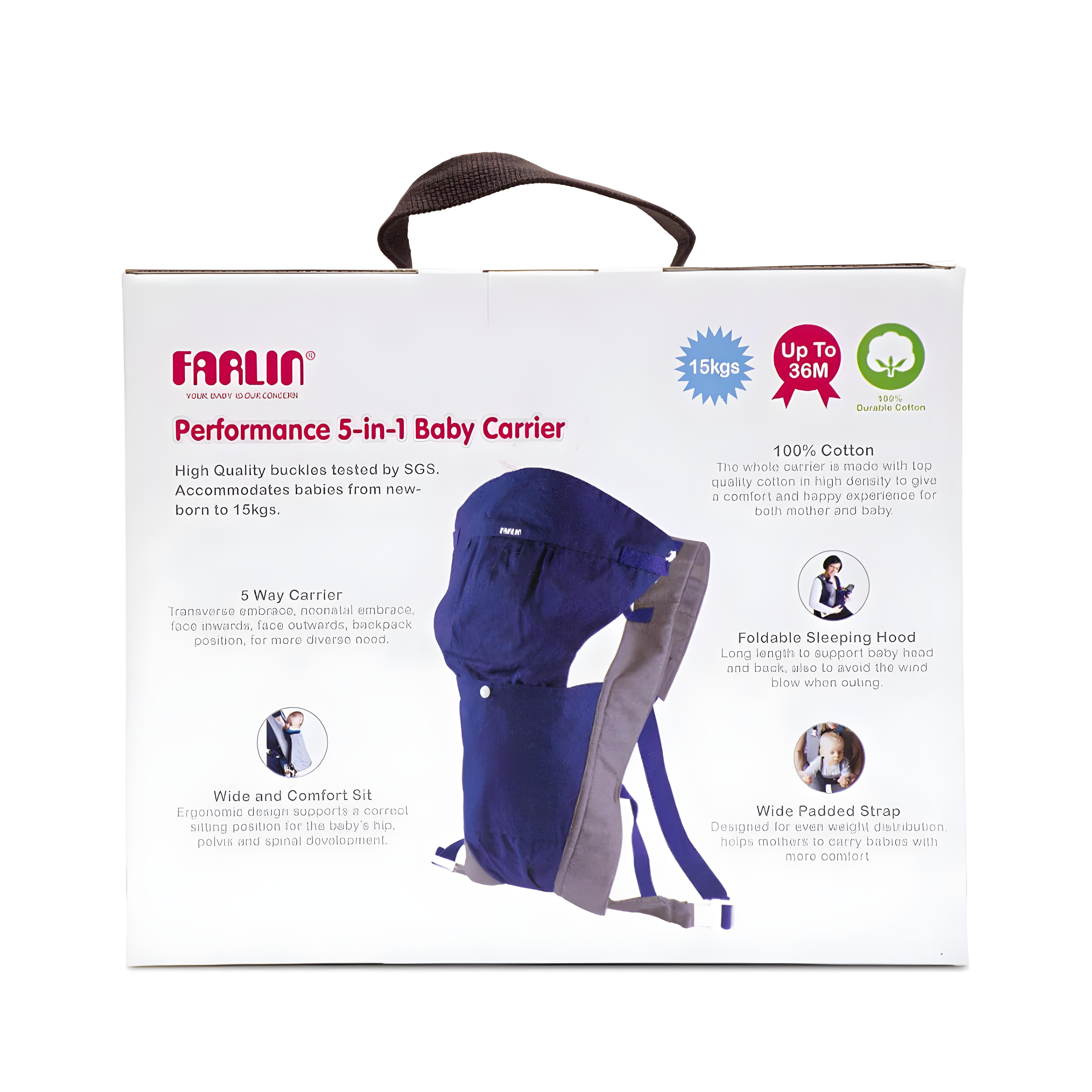 Farlin Baby Cuddler-Blue