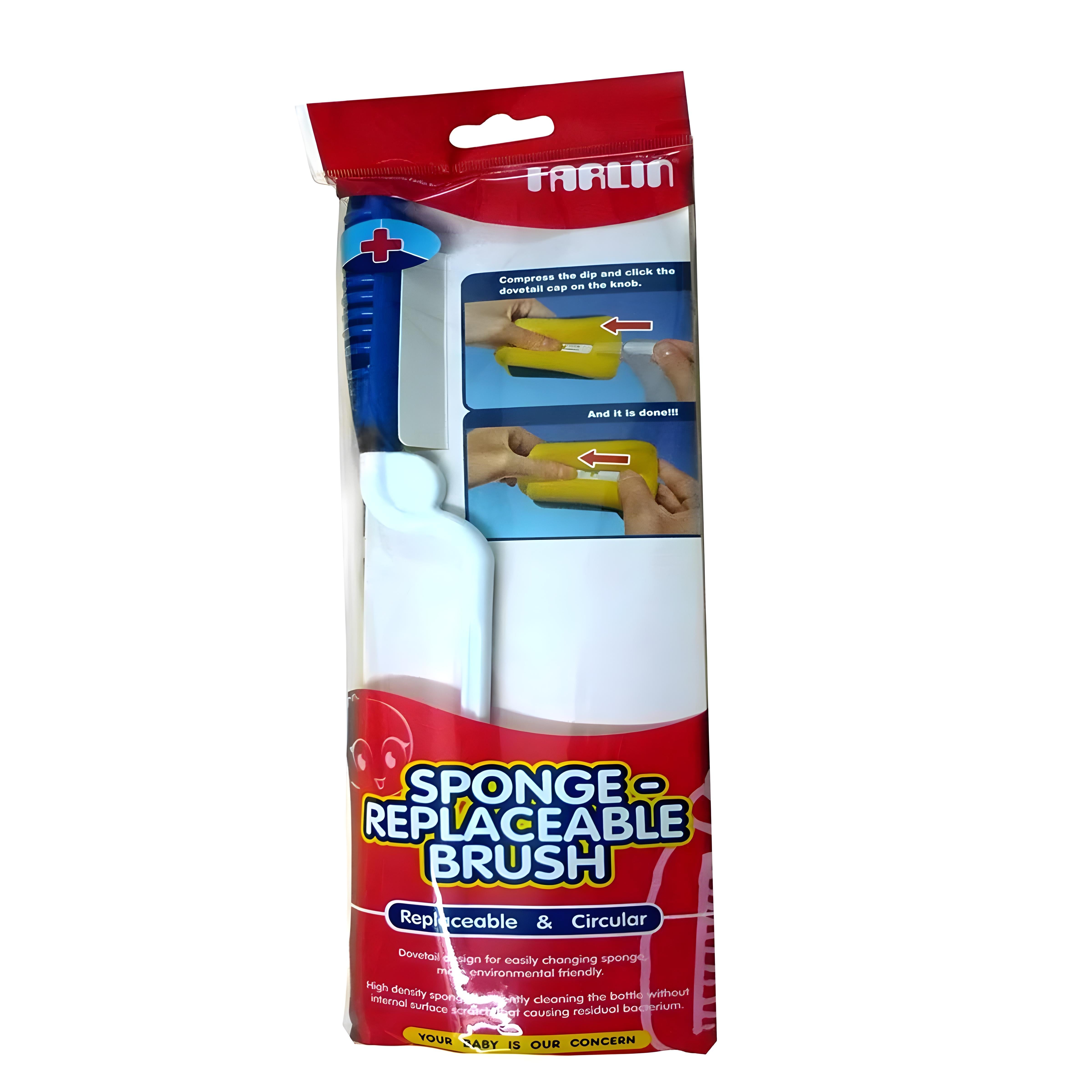 Farlin  Sponge-Replaceable Brush Farlin Yallatoys