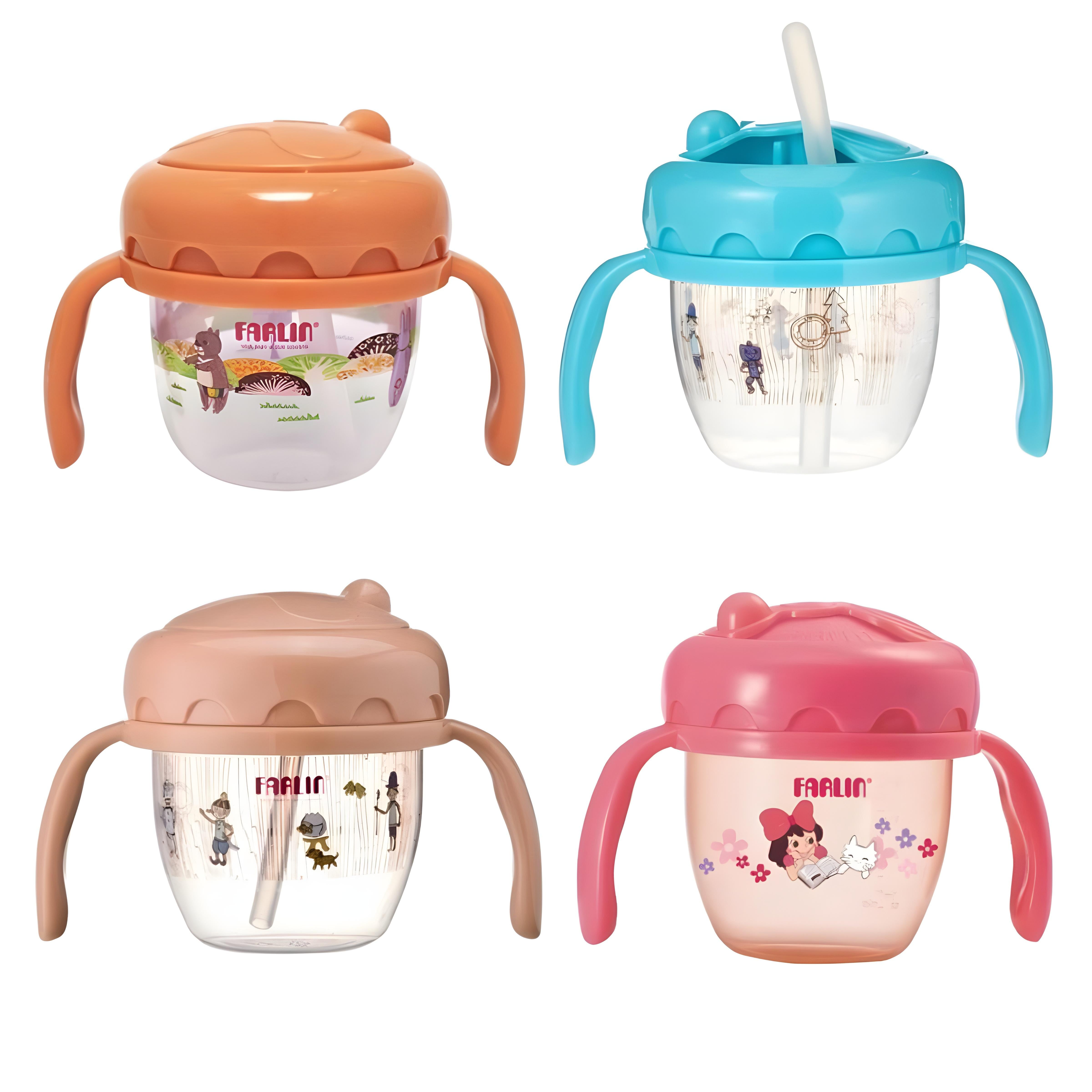 Farlin Gulu Straw Drinking Cup 120Ml Farlin Yallatoys