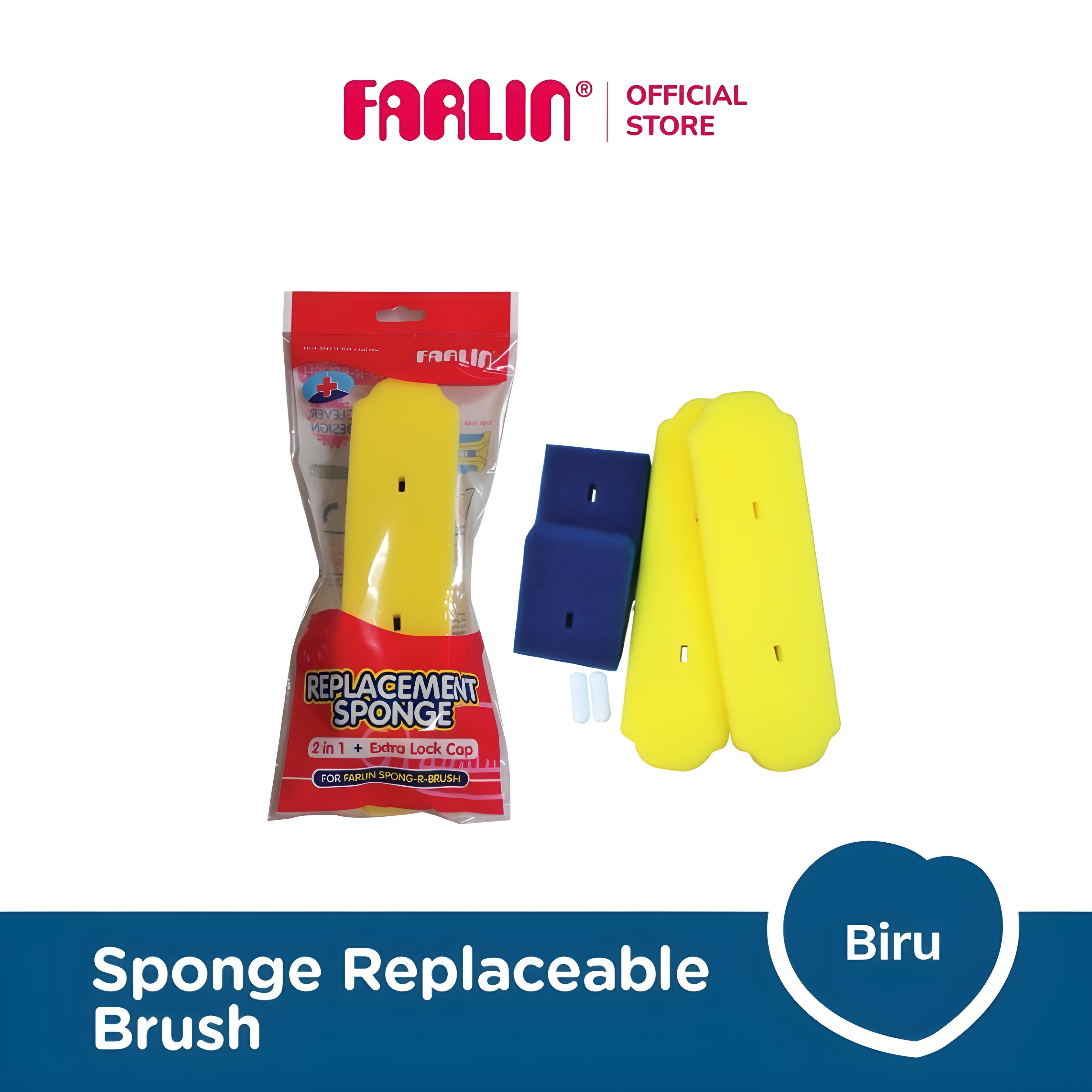 Farlin  Sponge For Replaceable Brush Farlin Yallatoys