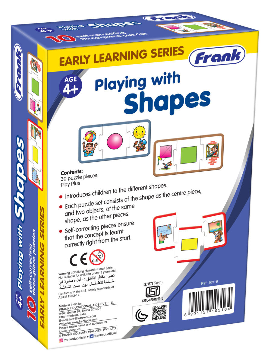 Buy Frank Playing With Shapes Puzzle For Early Learners | Yallatoys.com