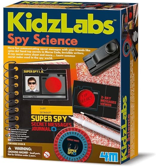 Buy 4M KidzLabs Spy Science Secret Message | Yallatoys.com