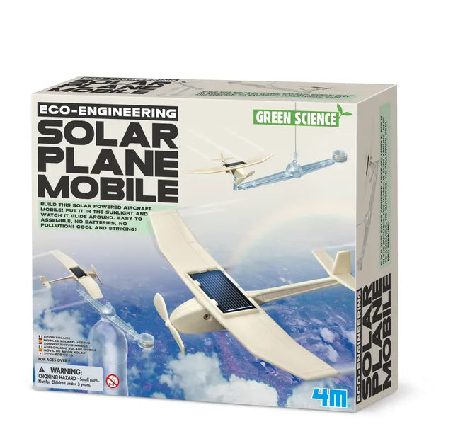 Buy 4M Eco Engineering Solar Plane Mobile | Yallatoys.com