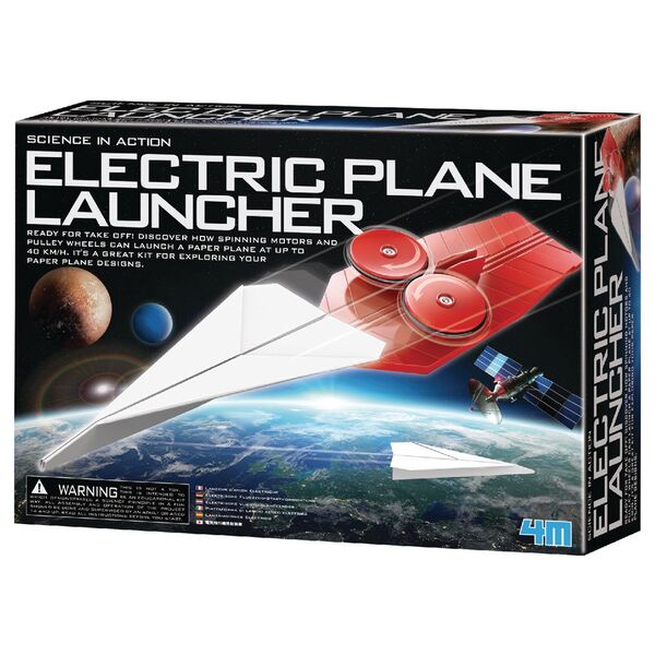 Buy 4M Science In Action Electric Plane Launcher | Yallatoys.com