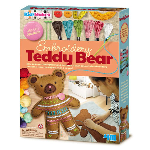 Buy 4M Embroidery Teddy Bear | Yallatoys.com