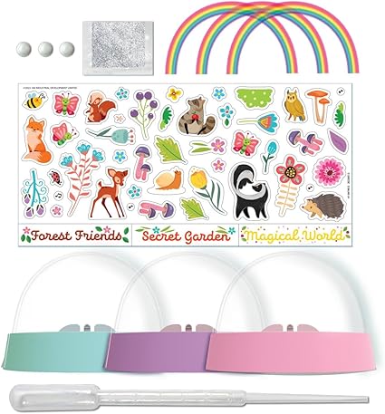 Buy 4M KidzMaker Glitter Rainbow Snow Domes | Yallatoys.com