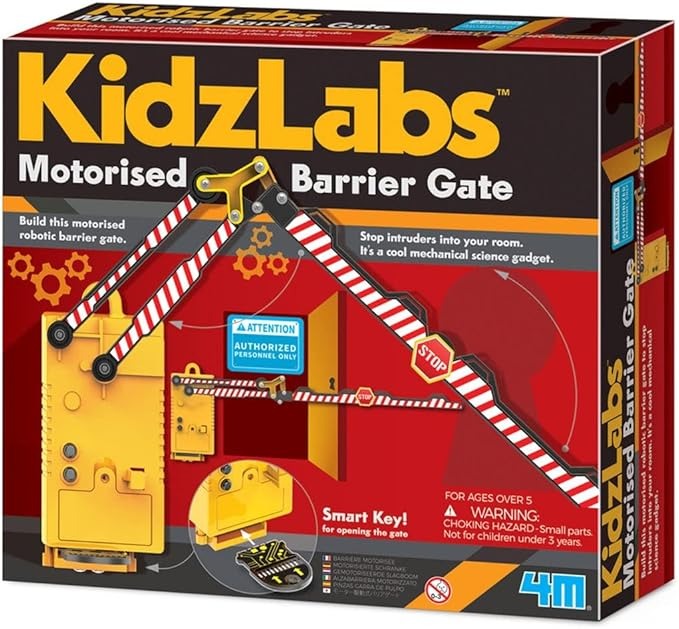 Buy 4M Kidzlabs Motorised Barrier Gate | Yallatoys.com