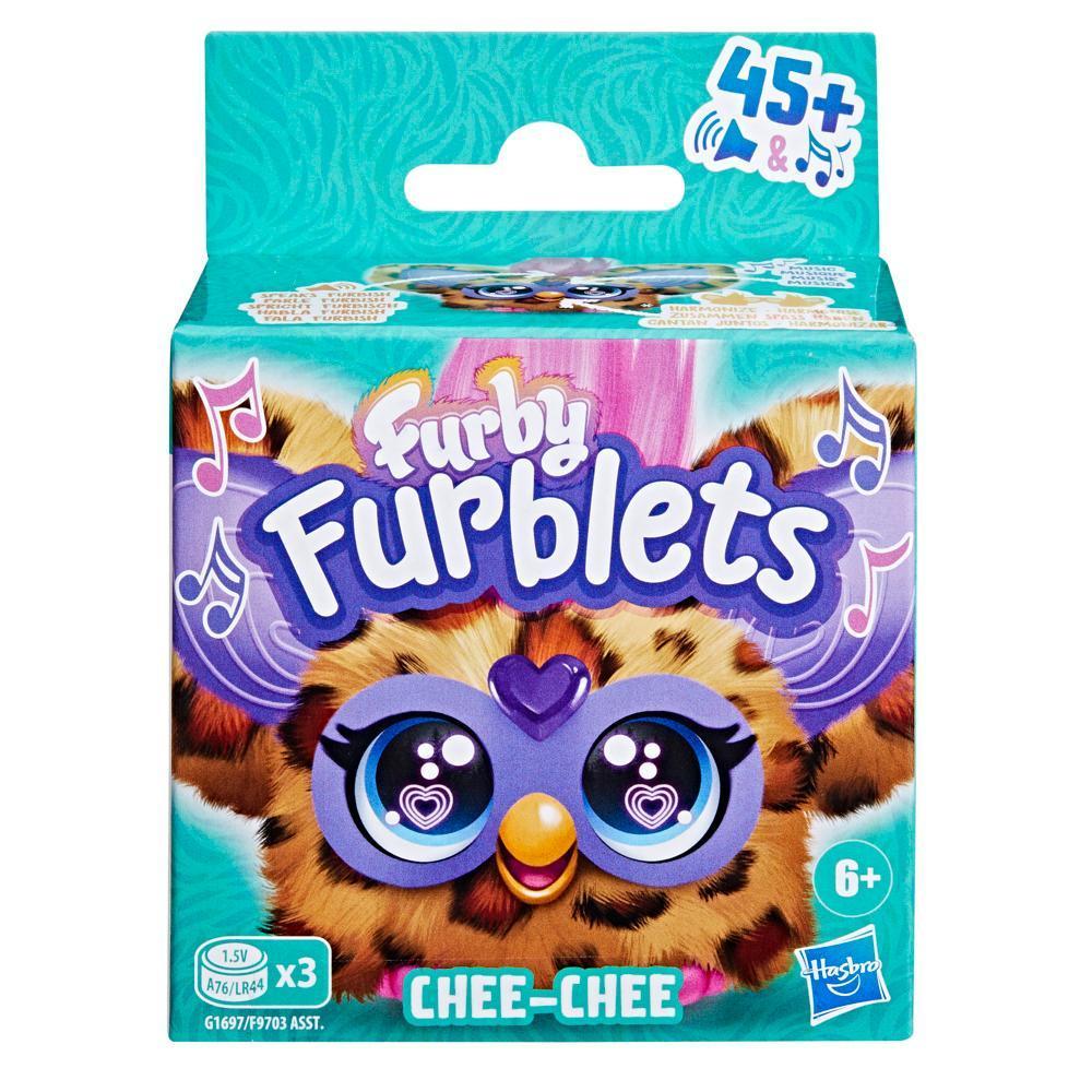 Buy Furby furblets chee chee mini friend electronic plush cheetah print | Yallatoys.com