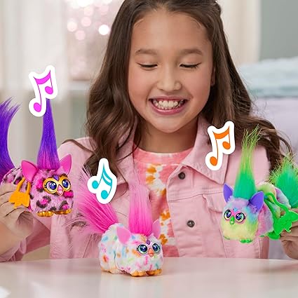 Buy Furby DJ Furblets Berry Cup Cake Plush Toy | Yallatoys.com