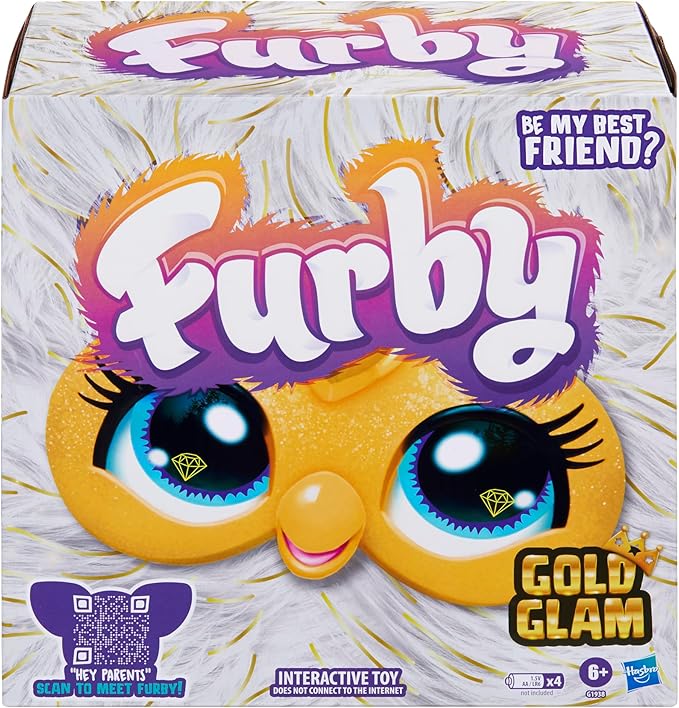 Buy Furby Gold Glam Interactive Plush | Yallatoys.com