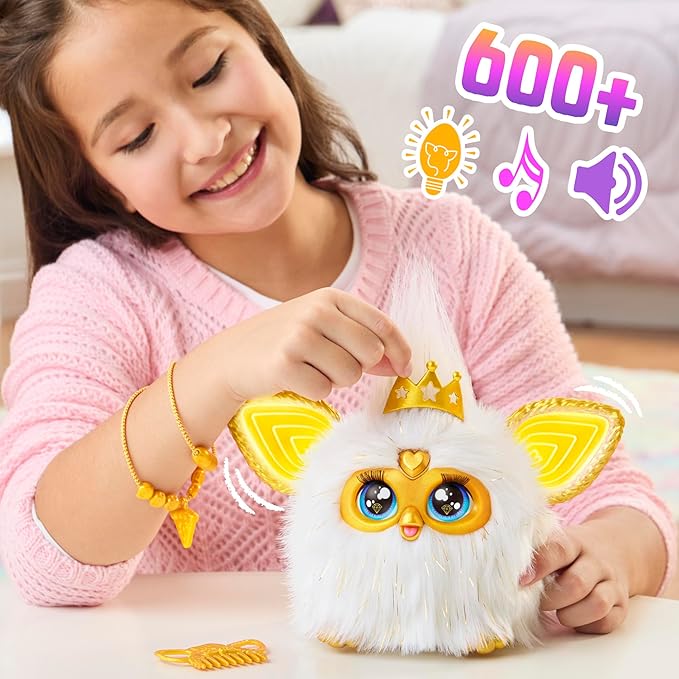 Buy Furby Gold Glam Interactive Plush | Yallatoys.com