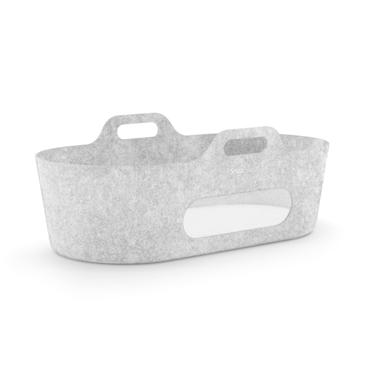 Snuz  Baskit Light Grey Moses Basket & Dove Grey Stand Set Snuz Yallatoys