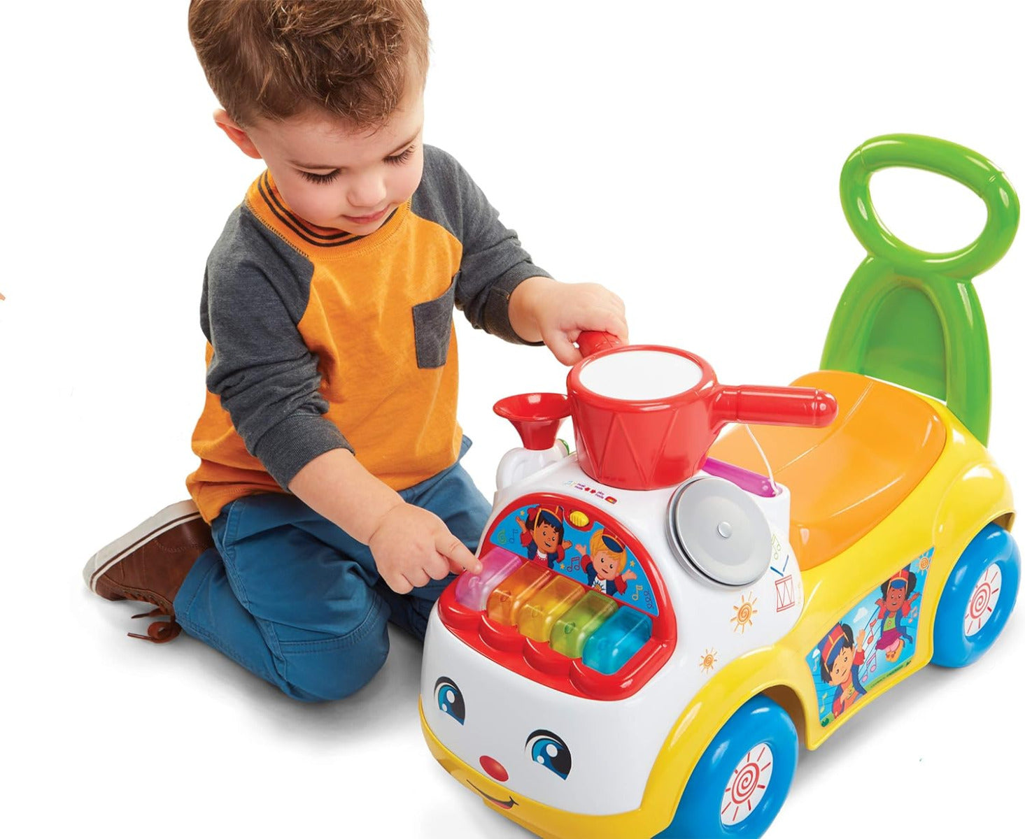Buy Fisher Price Ultimate Music Parade Ride On White | Yallatoys.com