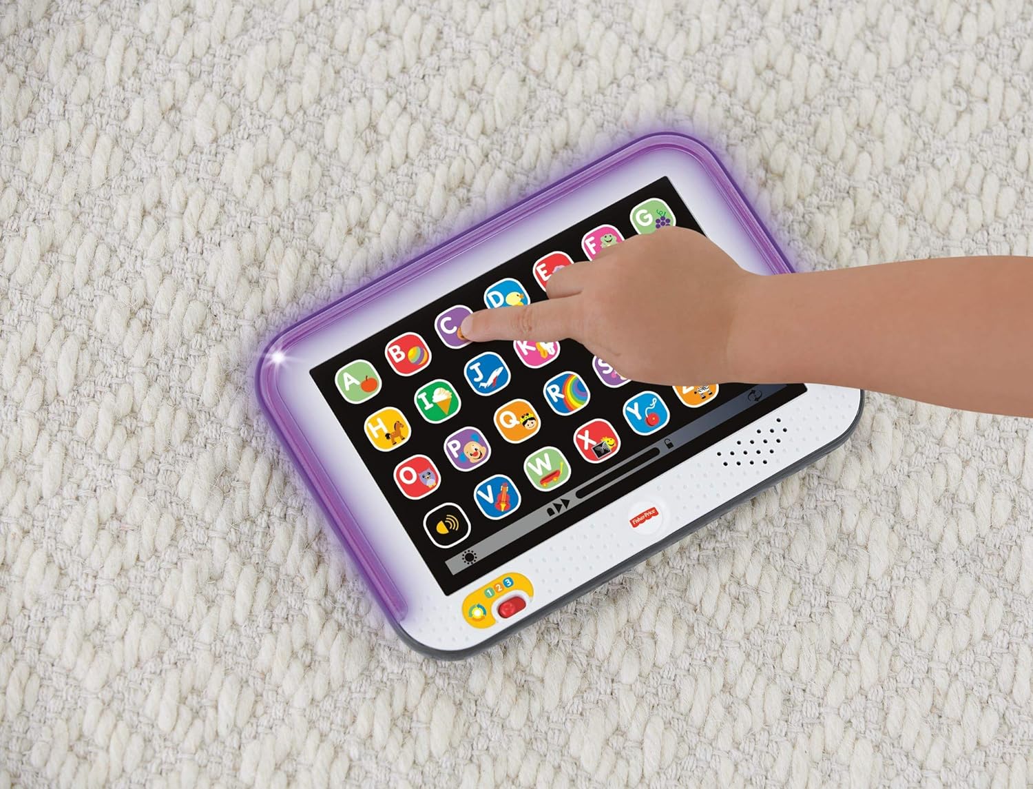 Buy Fisher Price Laugh & Learn Smart Stages Baby First Tablet Introduces Letters First Words Animals | Yallatoys.com