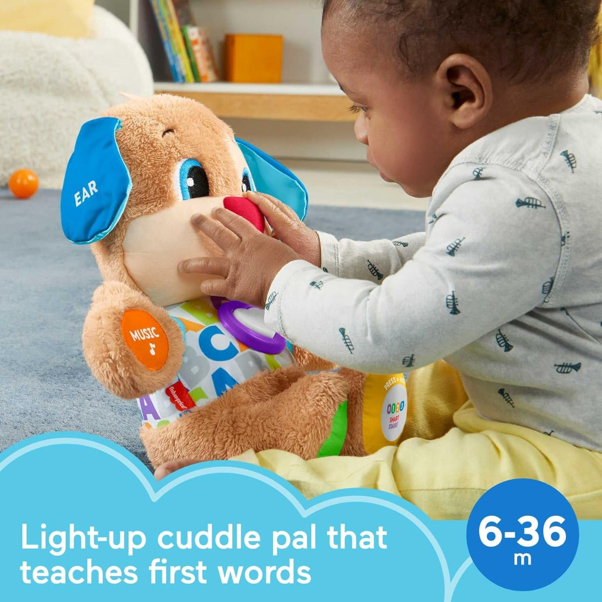 Buy Fisher Price Laugh & Learn Smart Stages Puppy English Edition Plush Toy | Yallatoys.com