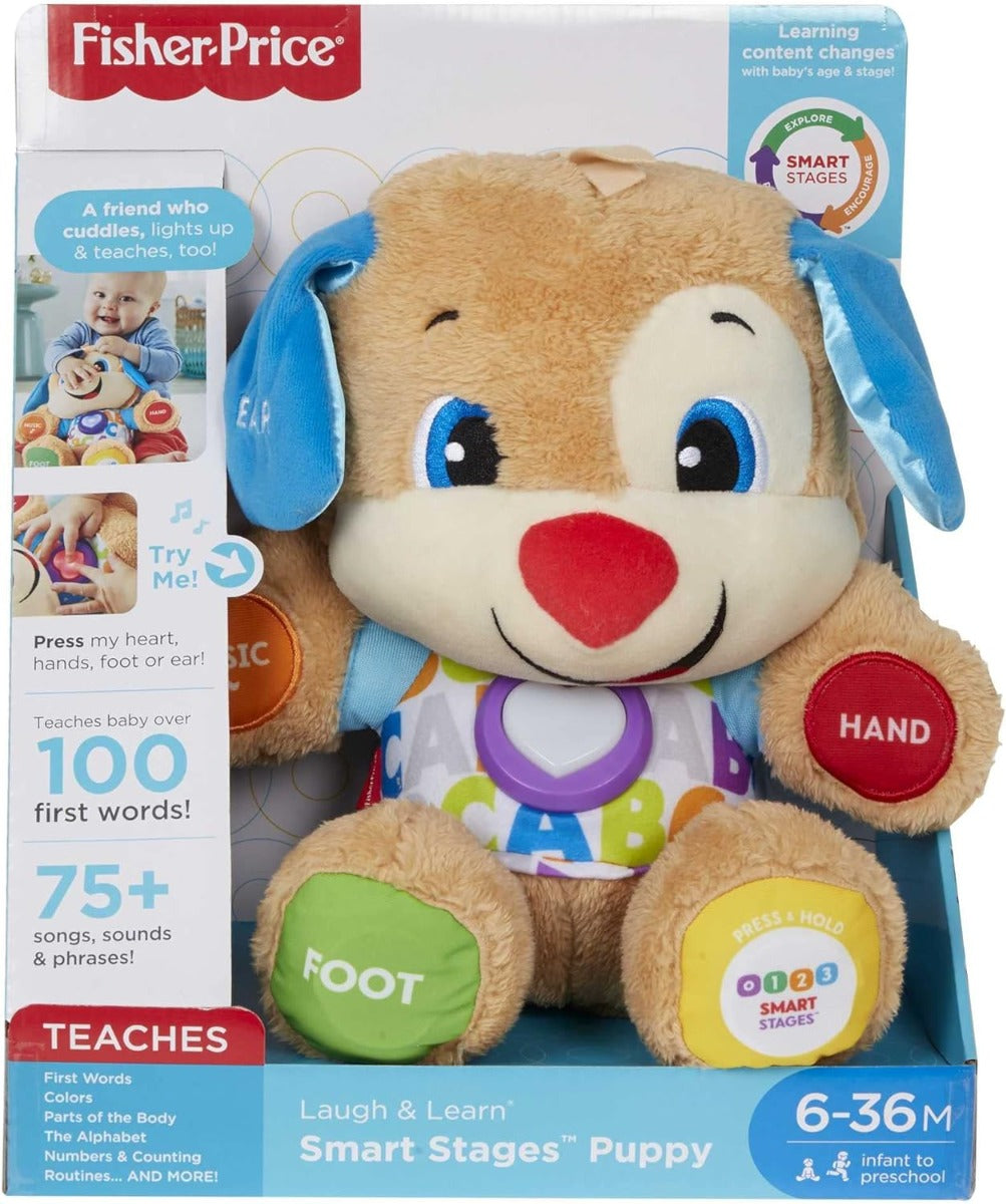 Buy Fisher Price Laugh & Learn Smart Stages Puppy English Edition Plush Toy | Yallatoys.com