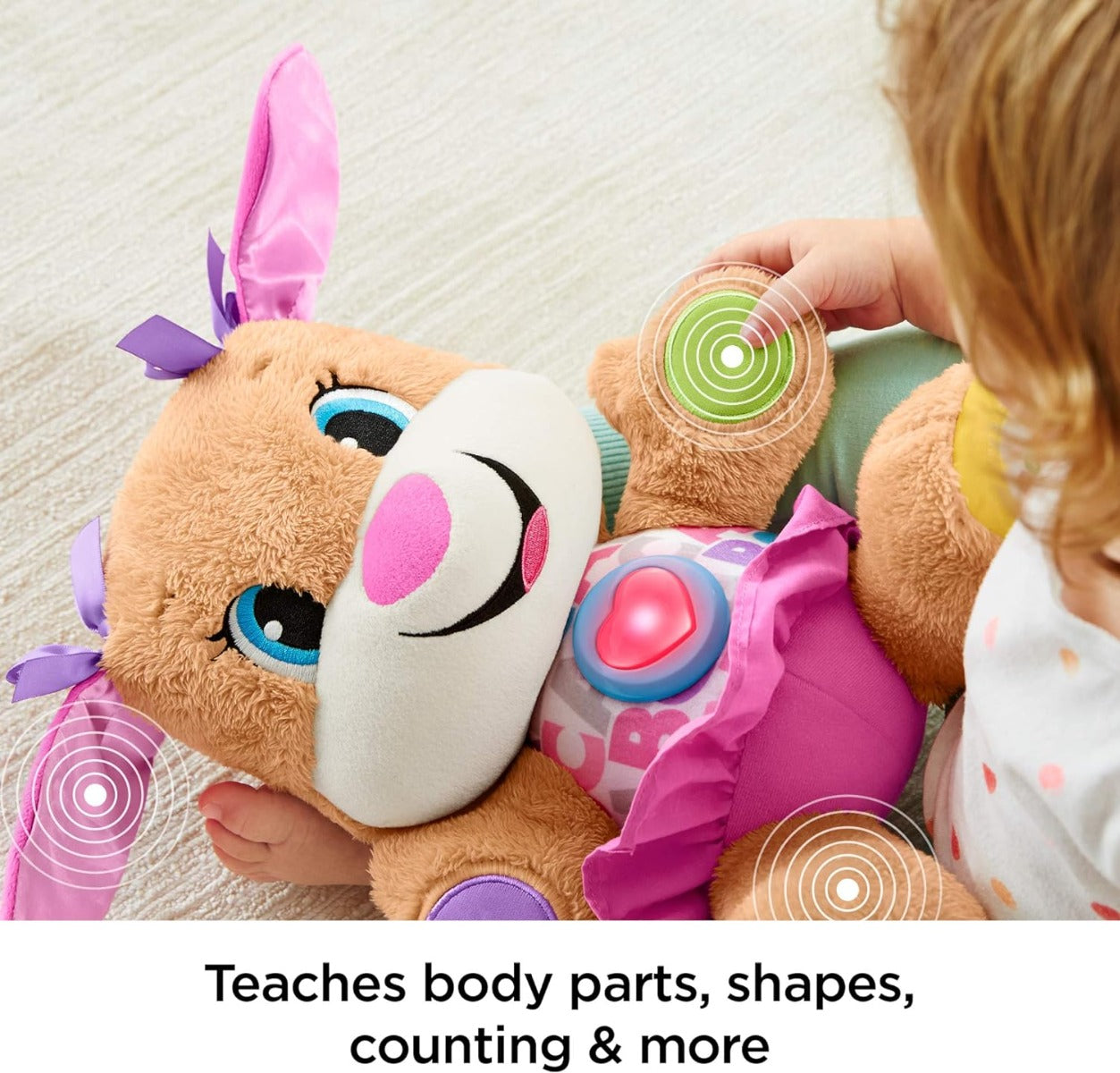 Buy Fisher Price Laugh & Learn Smart Stages Sis Plush Toy | Yallatoys.com