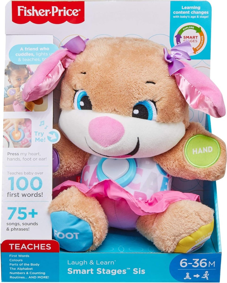 Buy Fisher Price Laugh & Learn Smart Stages Sis Plush Toy | Yallatoys.com