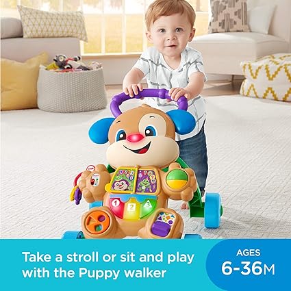 Buy Fisher Price Smart Stages Puppy Walker Bilingual | Yallatoys.com