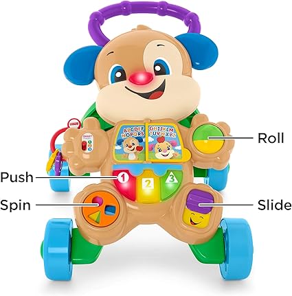 Buy Fisher Price Smart Stages Puppy Walker Bilingual | Yallatoys.com