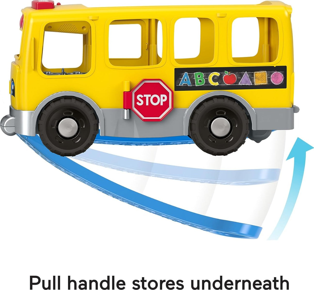 Buy Fisher Price Little People Big Yellow Bus Musical Push and Pull | Yallatoys.com