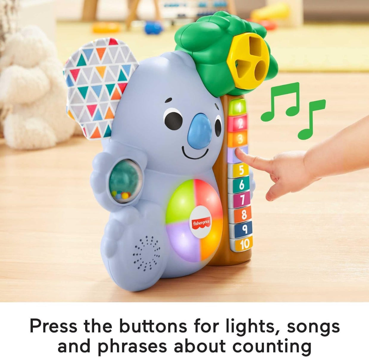 Buy Fisher Price Linkimals Counting Koala English Edition Animal Themed Musical Learning | Yallatoys.com