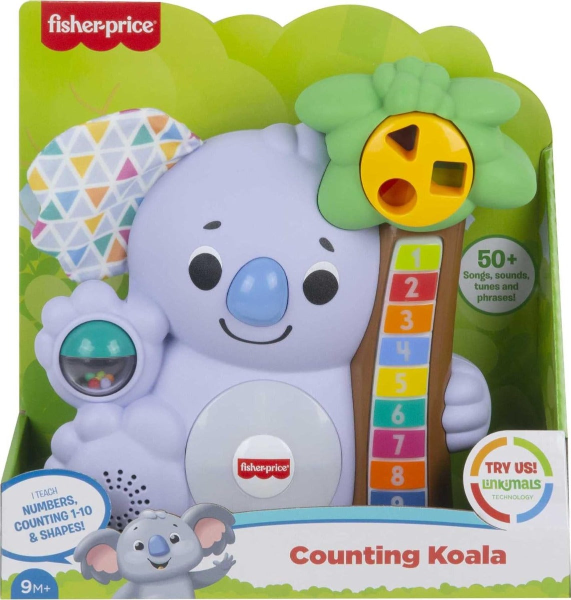 Buy Fisher Price Linkimals Counting Koala English Edition Animal Themed Musical Learning | Yallatoys.com