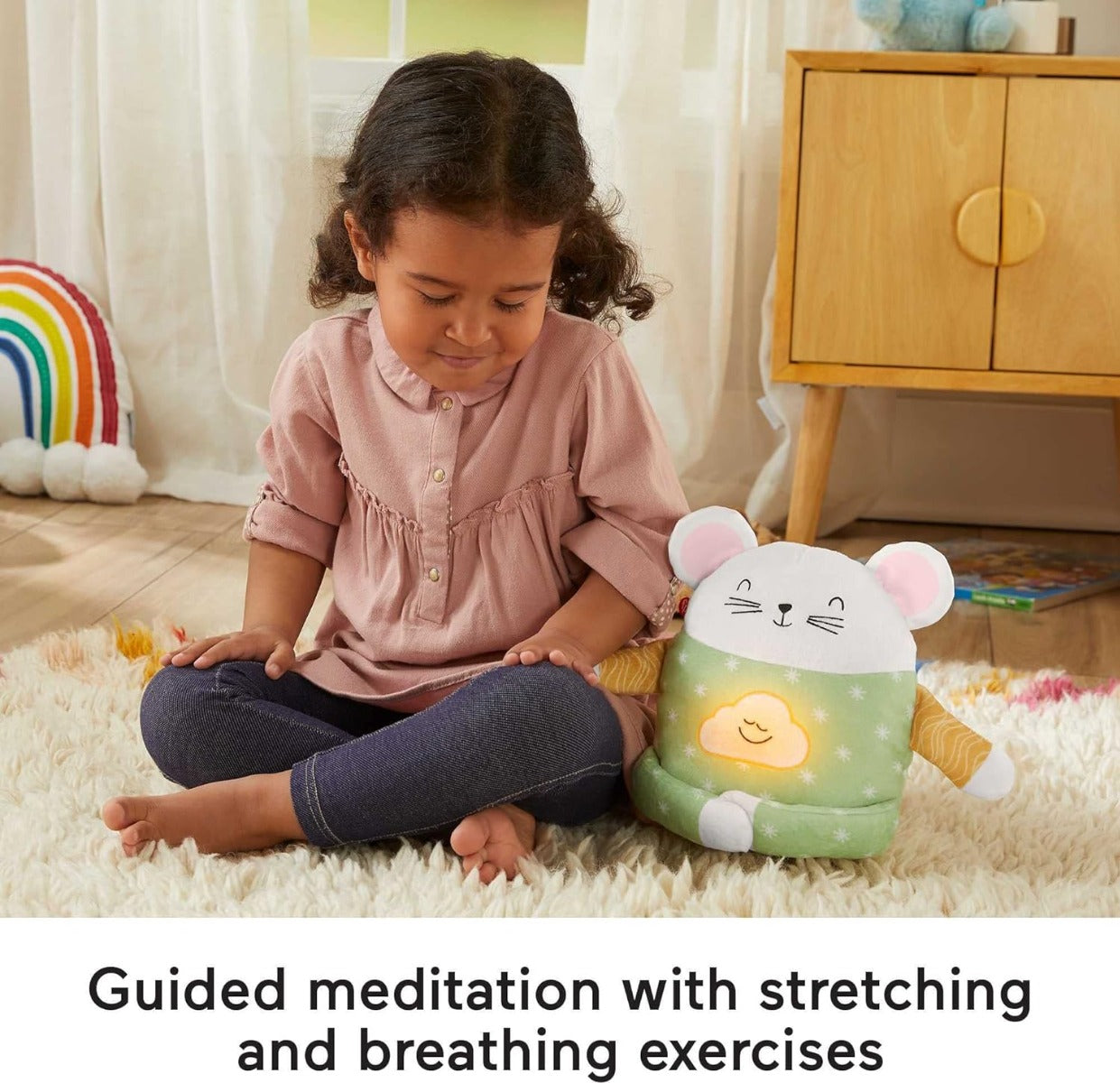 Buy Fisher Price Baby Sound Machine Meditation Mouse Plush Baby | Yallatoys.com