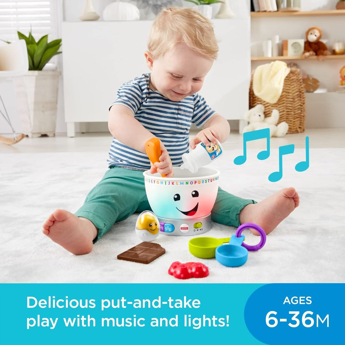 Buy Fisher Price Laugh & Learn Baby Learning Toy Magic Color Mixing Bowl | Yallatoys.com