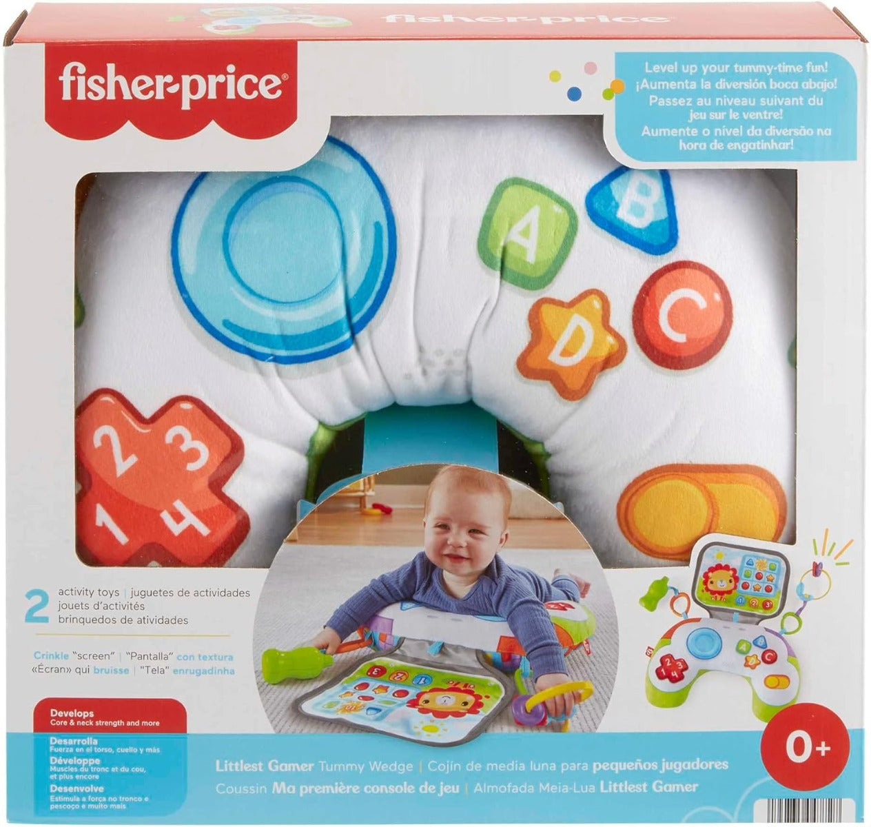 Buy Fisher Price Littlest Gamer Tummy Time Wedge | Yallatoys.com