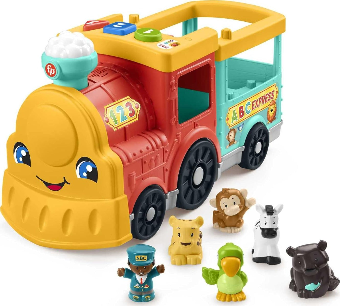 Buy Fisher Price Little People Toddler Learning Big ABC Animal Train with Smart Stages | Yallatoys.com