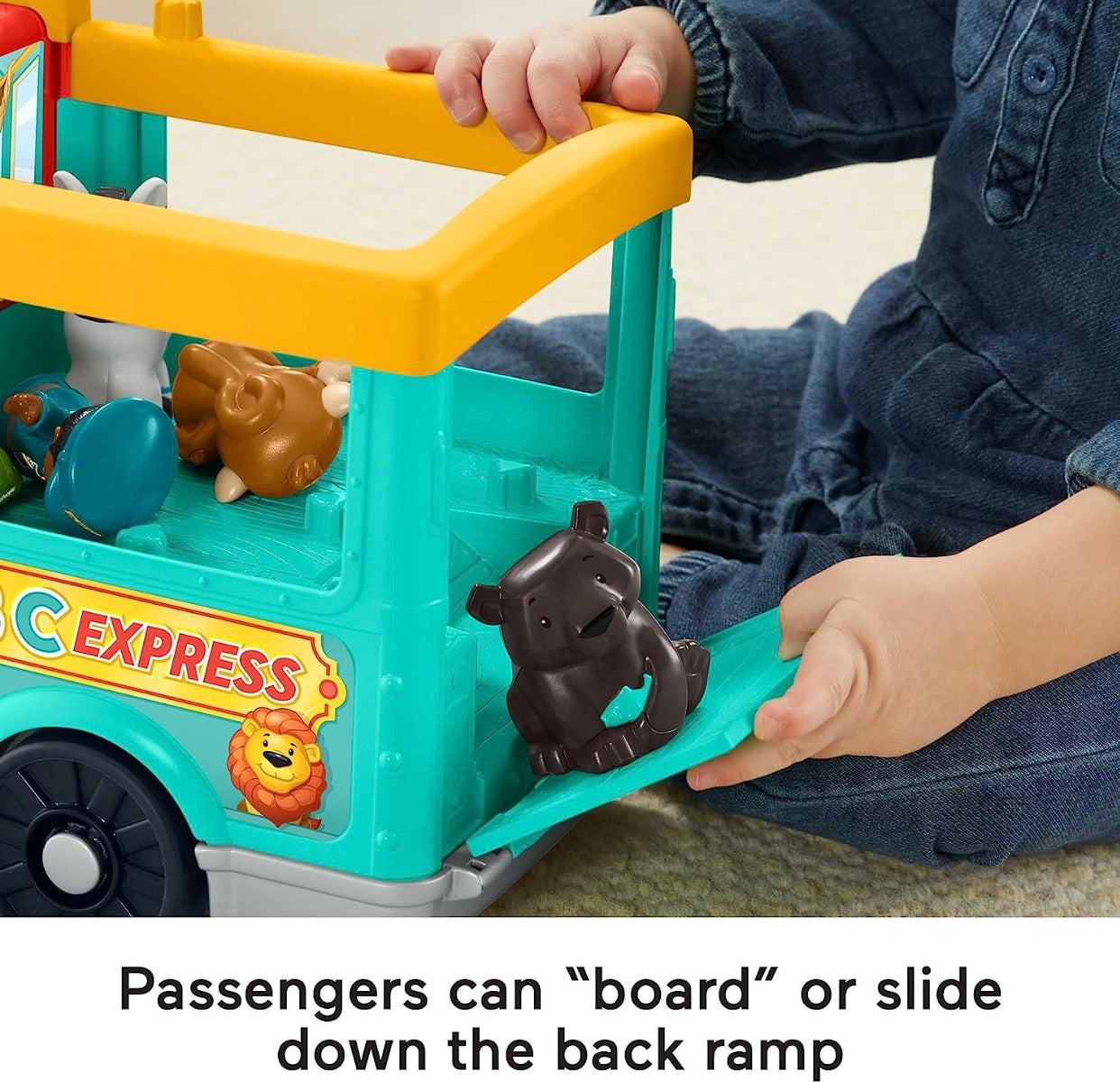 Buy Fisher Price Little People Toddler Learning Big ABC Animal Train with Smart Stages | Yallatoys.com