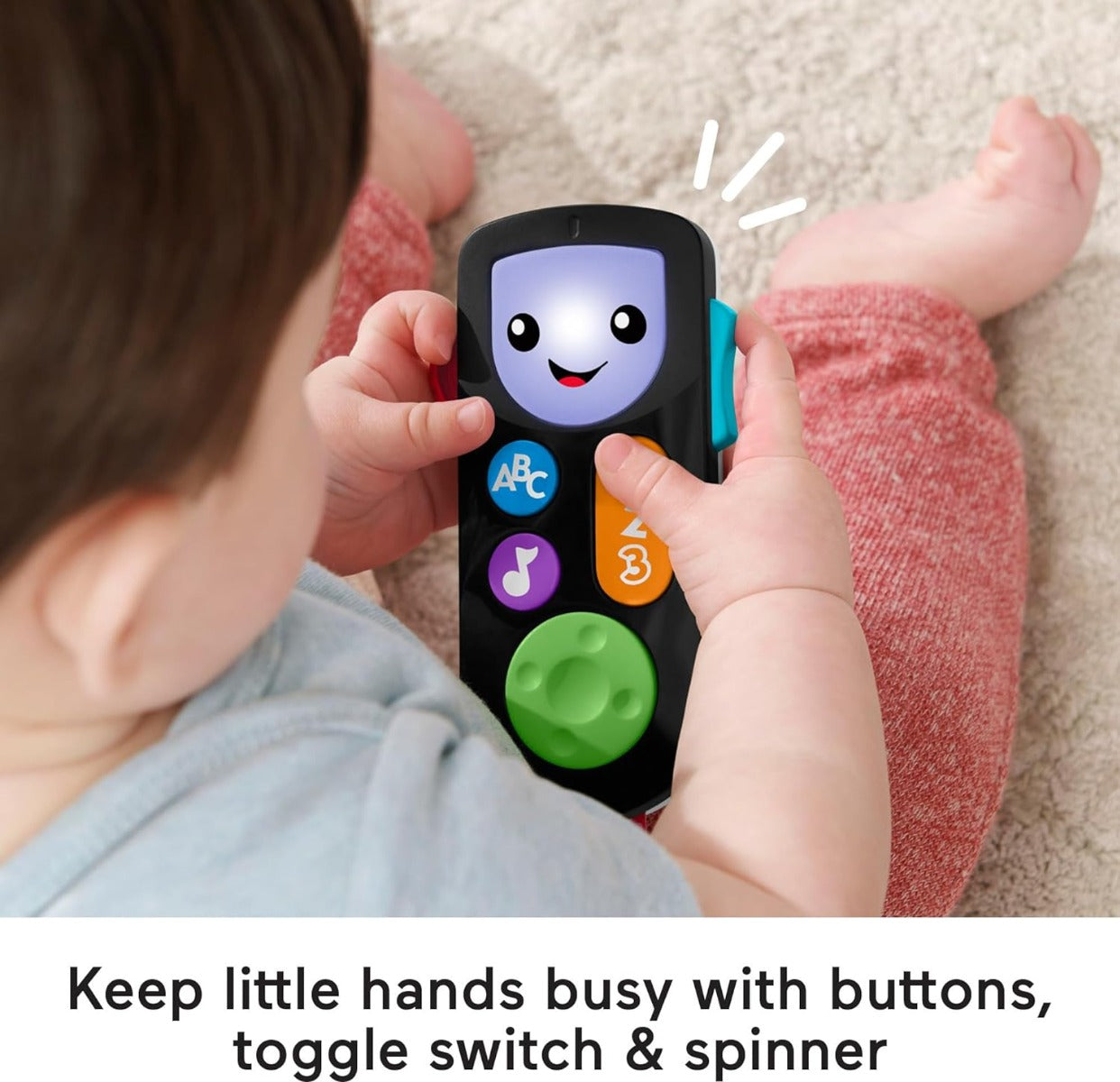 Buy Fisher Price Laugh & Learn Baby & Toddler Learn Remote Pretend Tv Control | Yallatoys.com