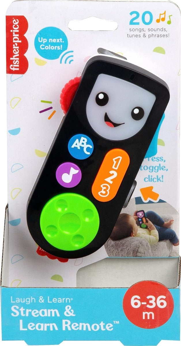 Buy Fisher Price Laugh & Learn Baby & Toddler Learn Remote Pretend Tv Control | Yallatoys.com