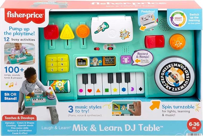 Buy Fisher Price Laugh & Learn  Mix & Learn Music Table | Yallatoys.com