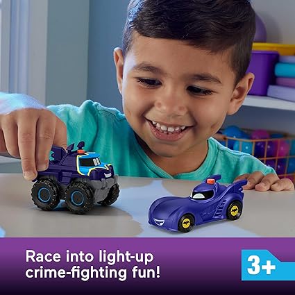 Buy Fisher Price Dc Batwheels Light Up 1:55 Scale Toy Cars 2 Pack | Yallatoys.com