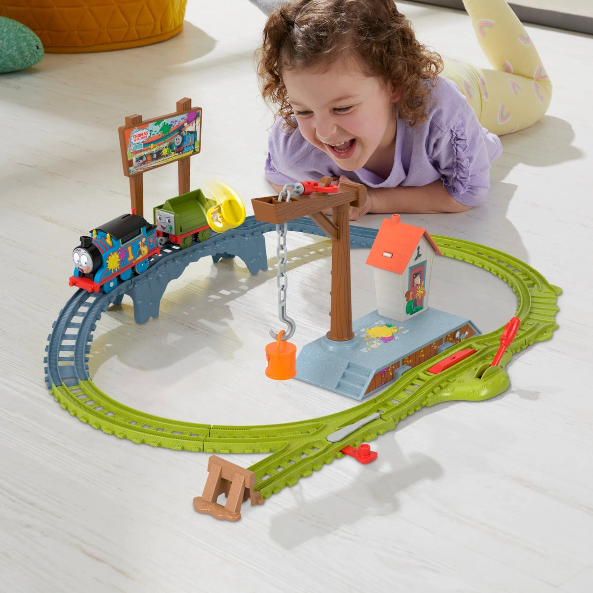 Buy Fisher Price Thomas And Friends Paint Delivery Set | Yallatoys.com